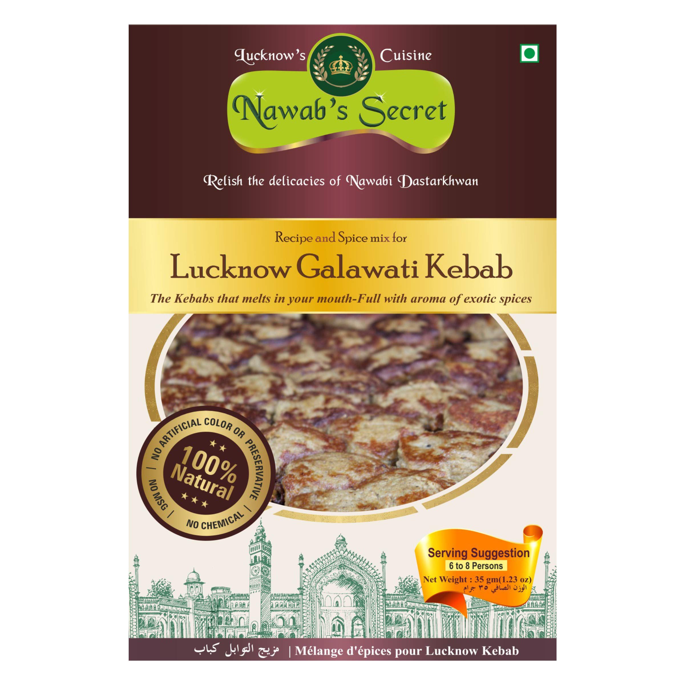 Nawabs Secret Lucknow Kebab Masala [Pk of 8] (B08DKY59N3) Amazon Price History, Amazon Price Tracker