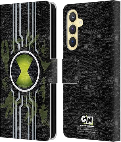 Head Case Designs Officially Licensed Ben 10 Alien Force Omnitrix Graphics Leather Book Wallet Case Cover Compatible with Samsung Galaxy S23 FE 5G