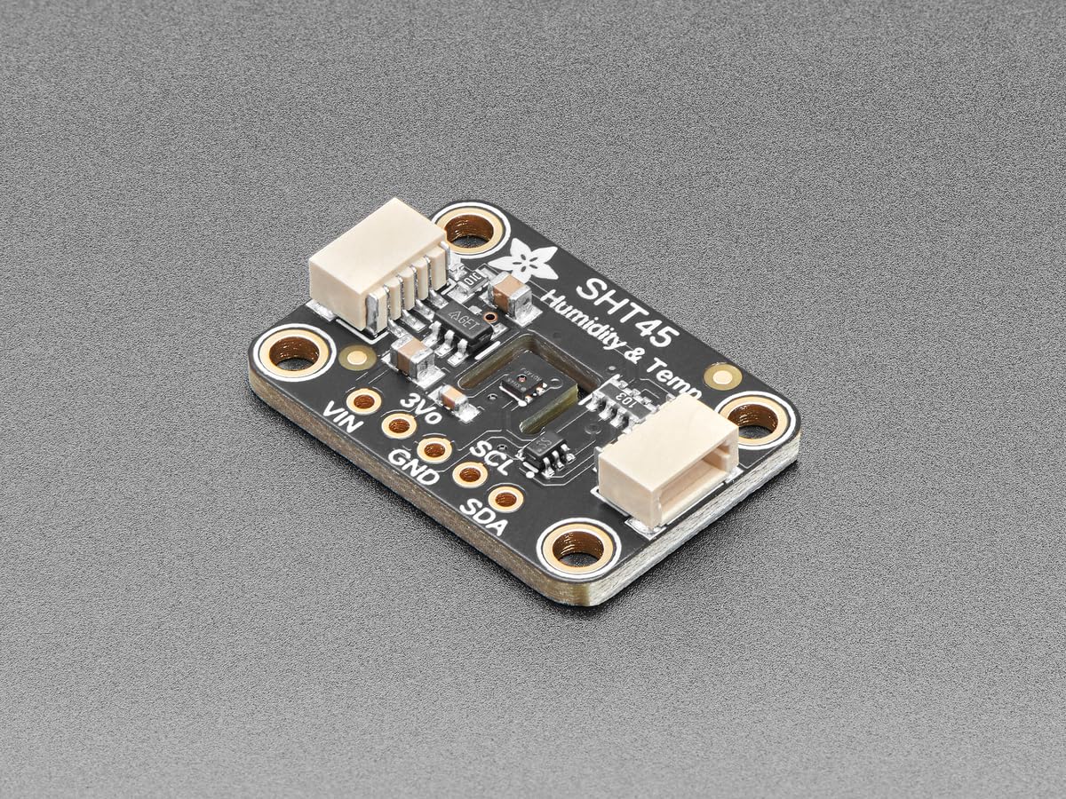 Adafruit Sensirion SHT45 sensore di precisione per temperatura e umidità, STEMMA QT/Qwiic, 5665