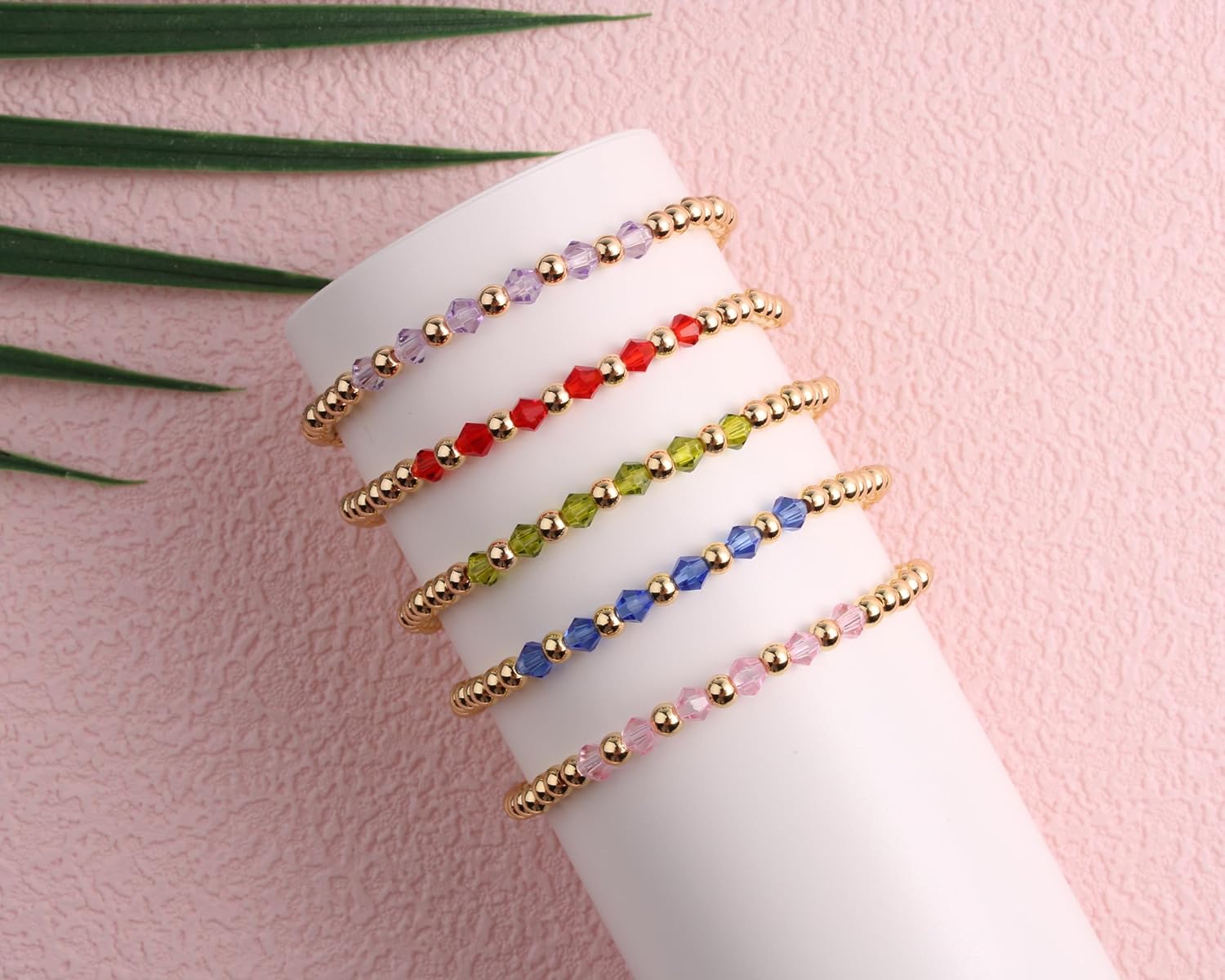 QqzsJewls 30th 40th 50th 60th Birthday Gifts for Women, Birthday Bracelets with Birthstone Jewelry Gifts for Her with Birthday Card - Image 6