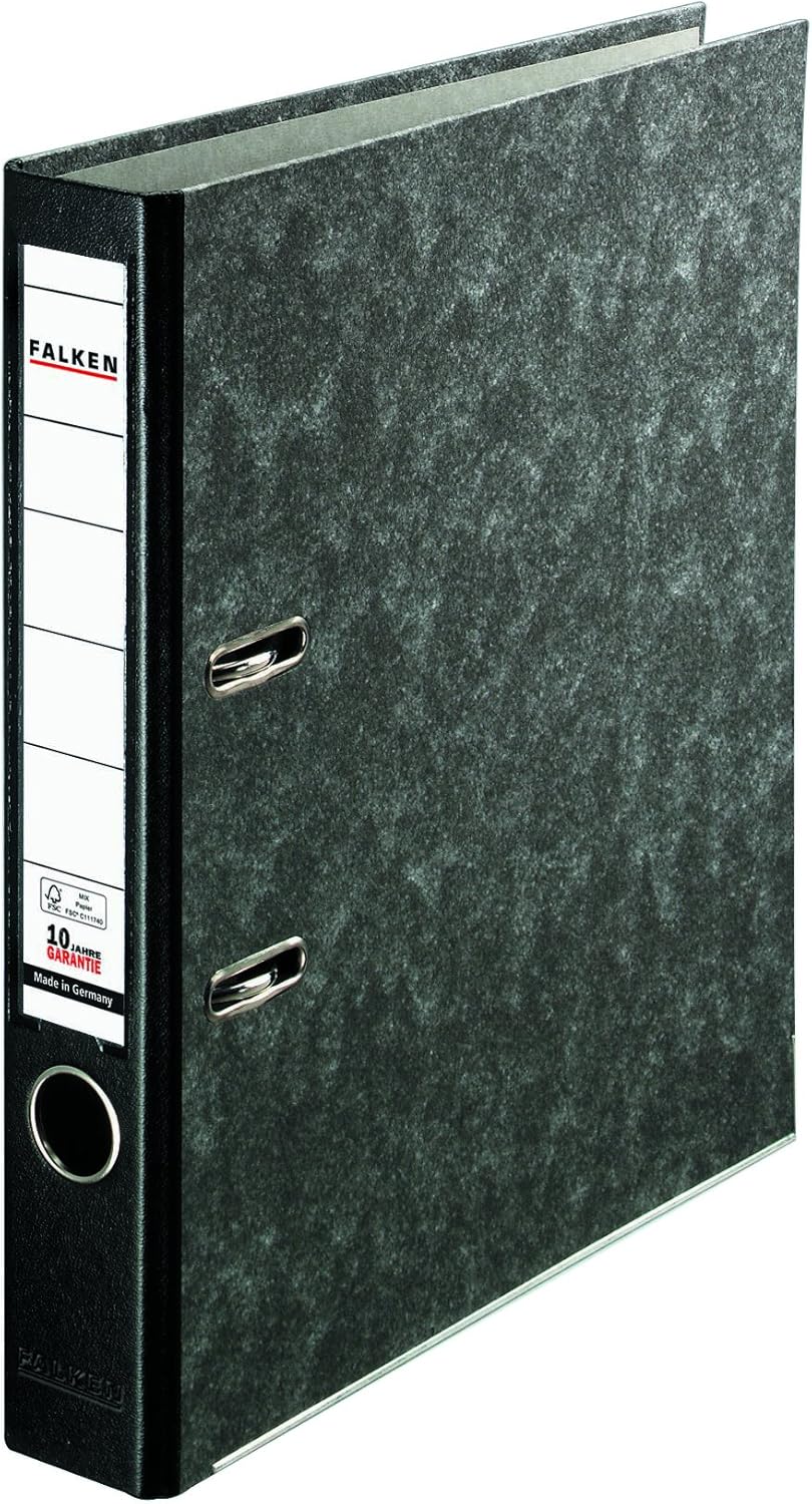 Falken Recycled 11286523 Plus S 80 Labels for DIN A4 Black Slim Black