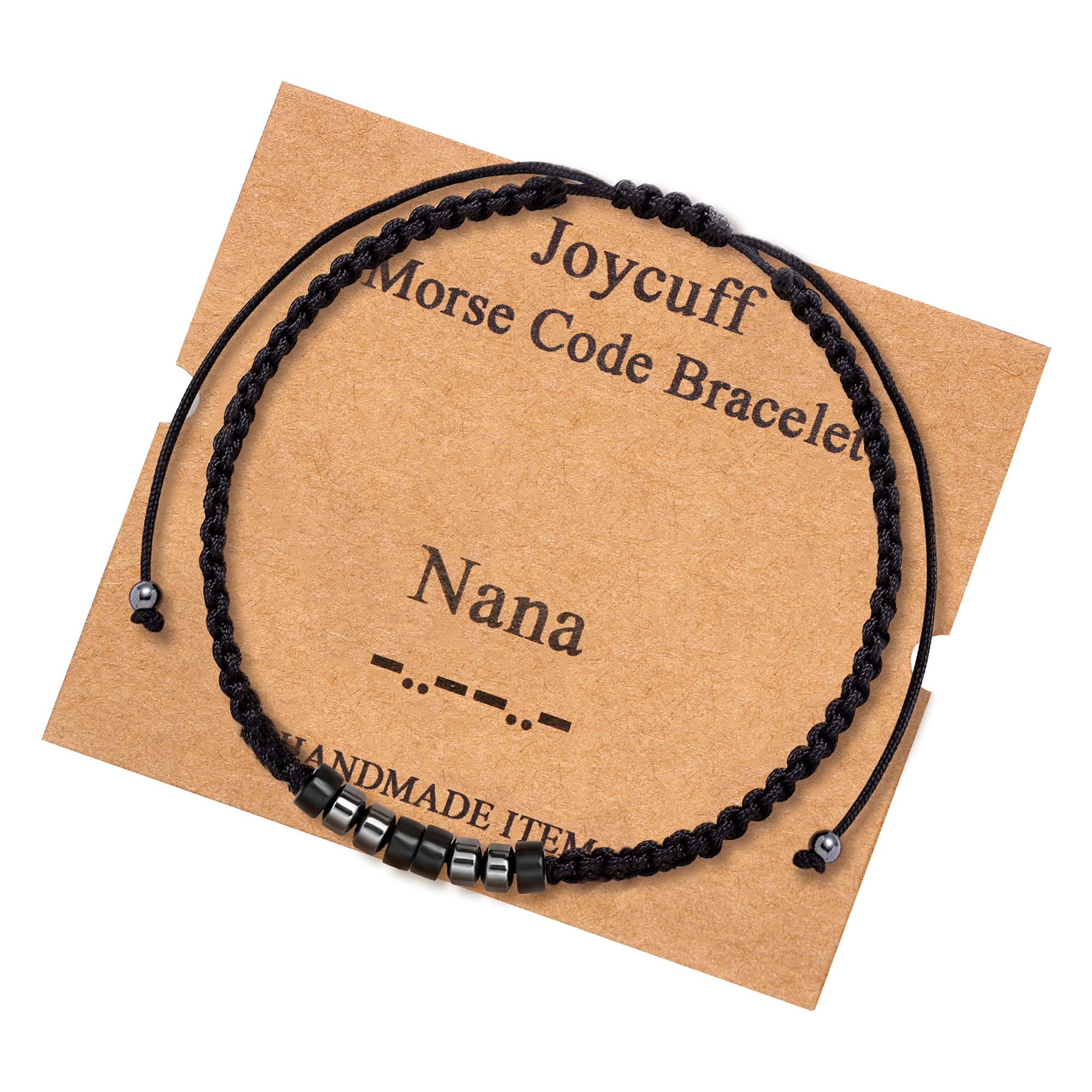 Nana Morse Code Bracelet for Grandma Birthday Christmas Gift for Grandma