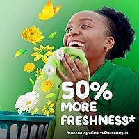 Vista 7 de Gain Flings - Cápsulas de detergente para ropa, 60 unidades, aroma original, con defensa contra olores, cápsulas concentradas de jabón