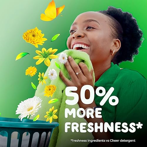 Vista 7 de Gain Flings! Jabón de detergente para ropa compatible con HE 60 unidades, aroma de larga duración, aroma original