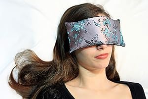 Handmade Eye Pillow filled with Relaxing Flax Seeds and Soothing Lavender