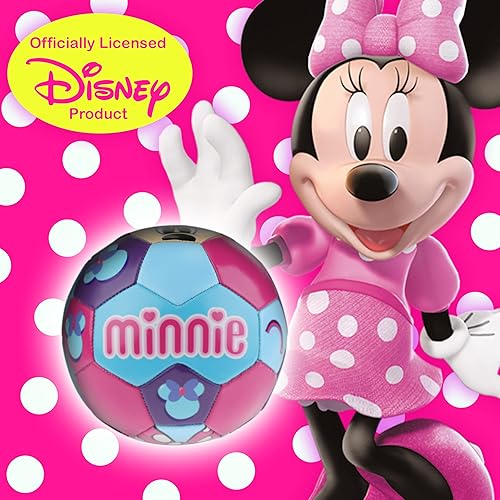 Miniatura 7 de Capelli Sport Disney Minnie Mouse - Balón de fútbol para niños, tallas 3, 5, fútbol con licencia oficial para niños y niñas, jóvenes jugadores de