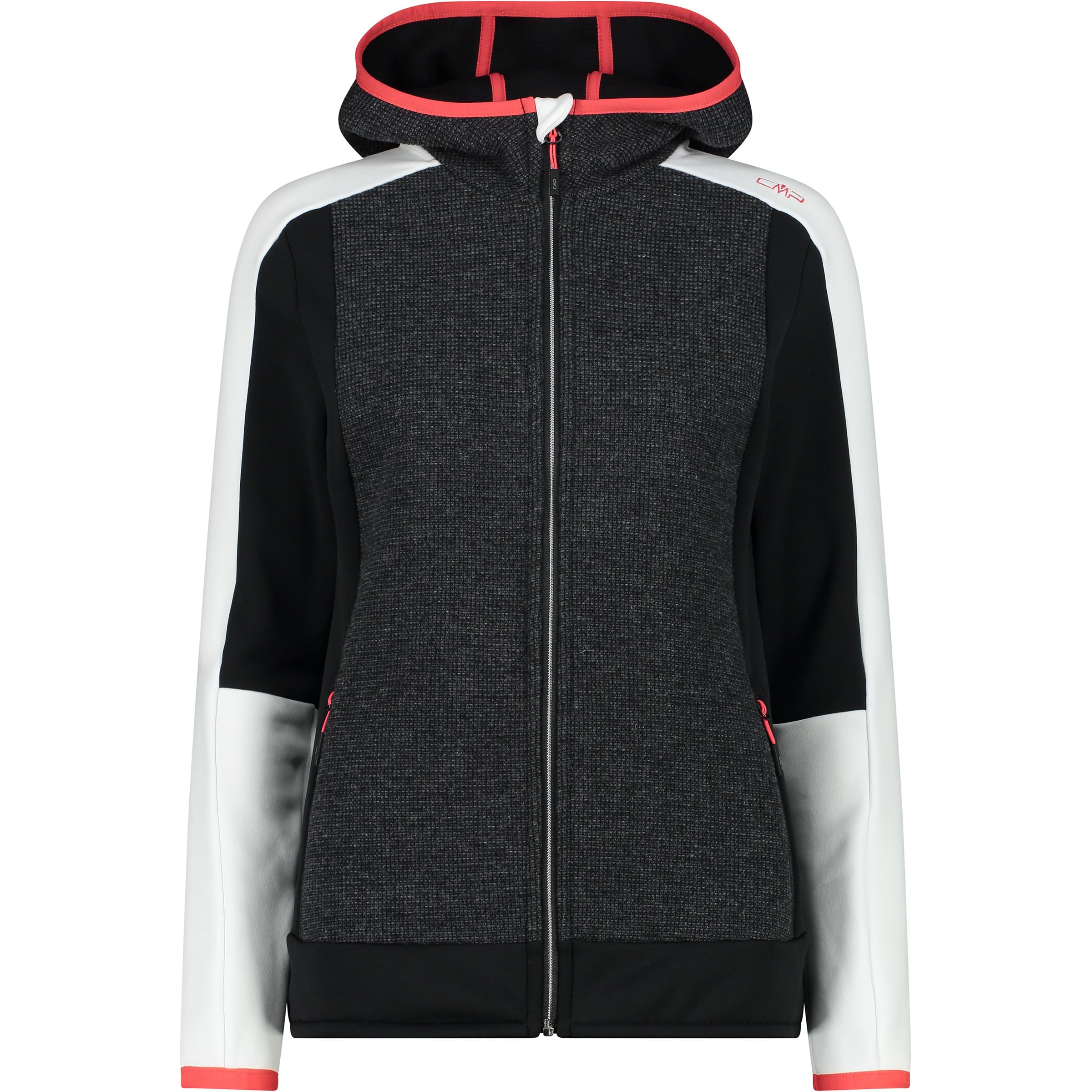 CMP Chaqueta de mujer de Wooltech con capucha fija Chaqueta de mujer de Wooltech con capucha fija Mujer