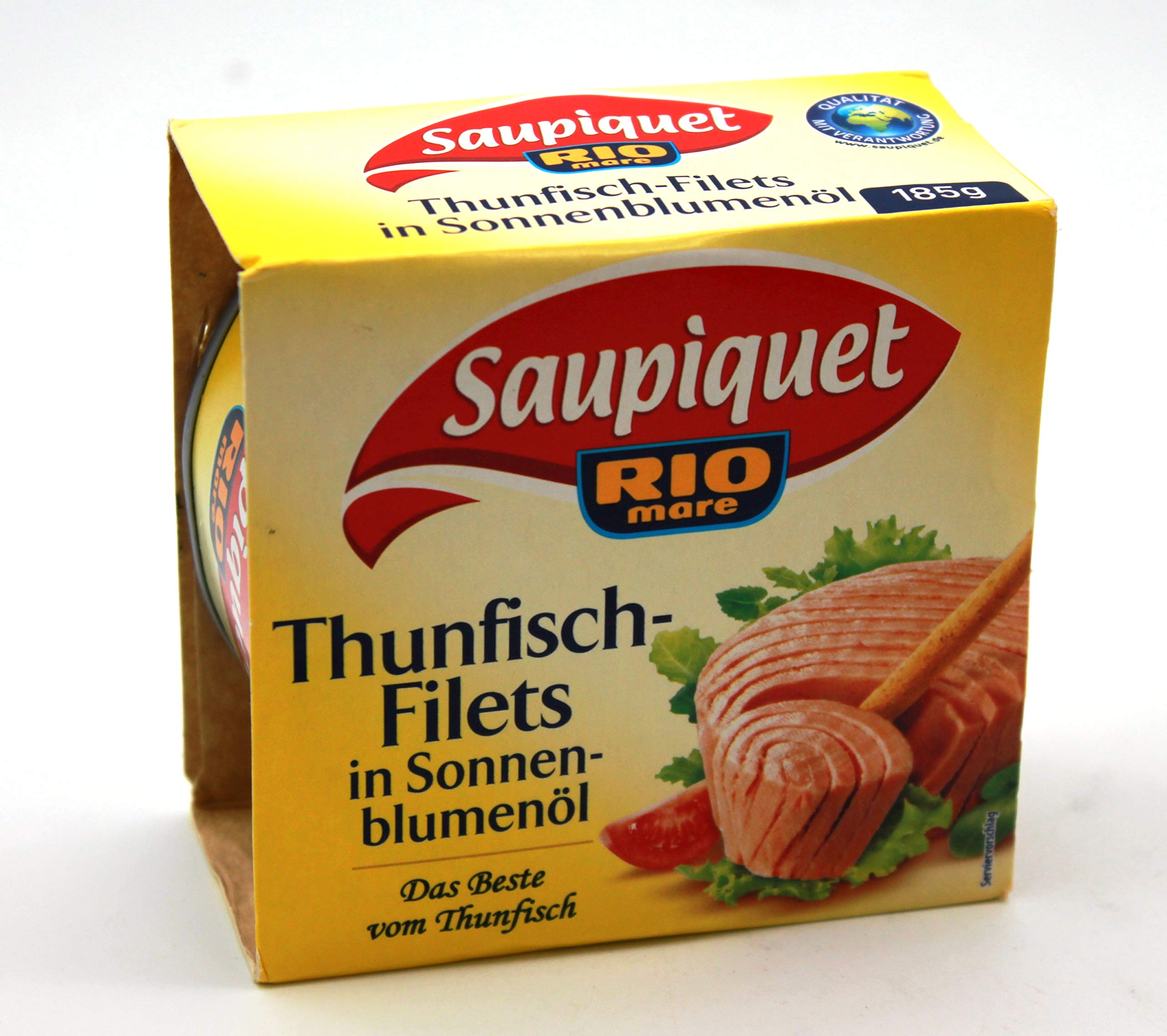 Saupiquet ThunfischFilets in Sonnenblumenöl, 16er Pack (16 x 185g)