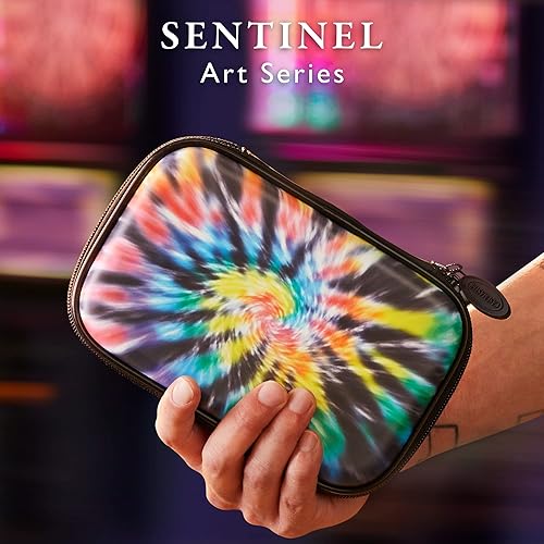 Miniatura 8 de Sentinel - Estuche para 6 dardos con capacidad para accesorios adicionales, puntas, ejes y vuelos, compatible con dardos de acero y punta suave,