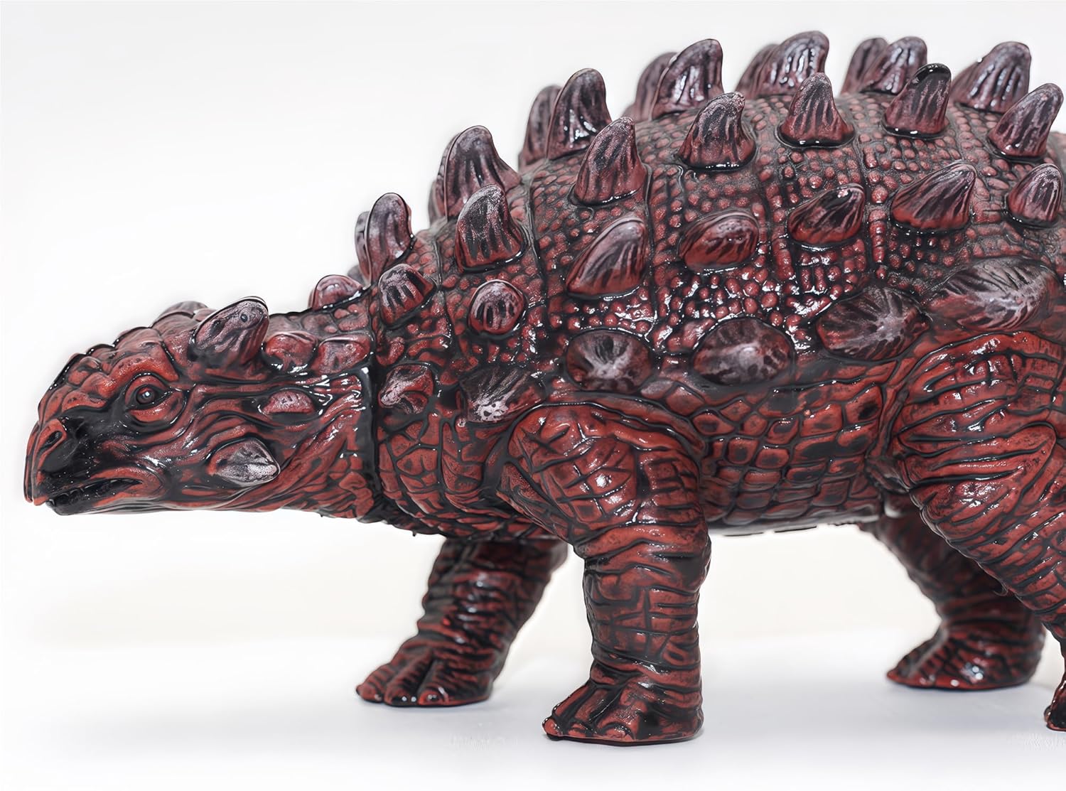 Gemini&Genius Ankylosaurus Dinosaur Toy, Saichania Toy Action Figure Ankylosaurus Dino Model-5.9 Inches Length Birthday Cake Topper, Role Play, Collection for Kids 3-12 Years Old
