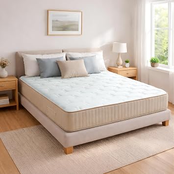 RELAX Elara Supreme 150 x 190 cm Double Sided Pocket Spring Mattress 150 x 190 cm + Viscogel | High Firmness | Height 28 cm | Breathable and Memory Foam | Made in Spain | ELARA Supreme 150 x 190