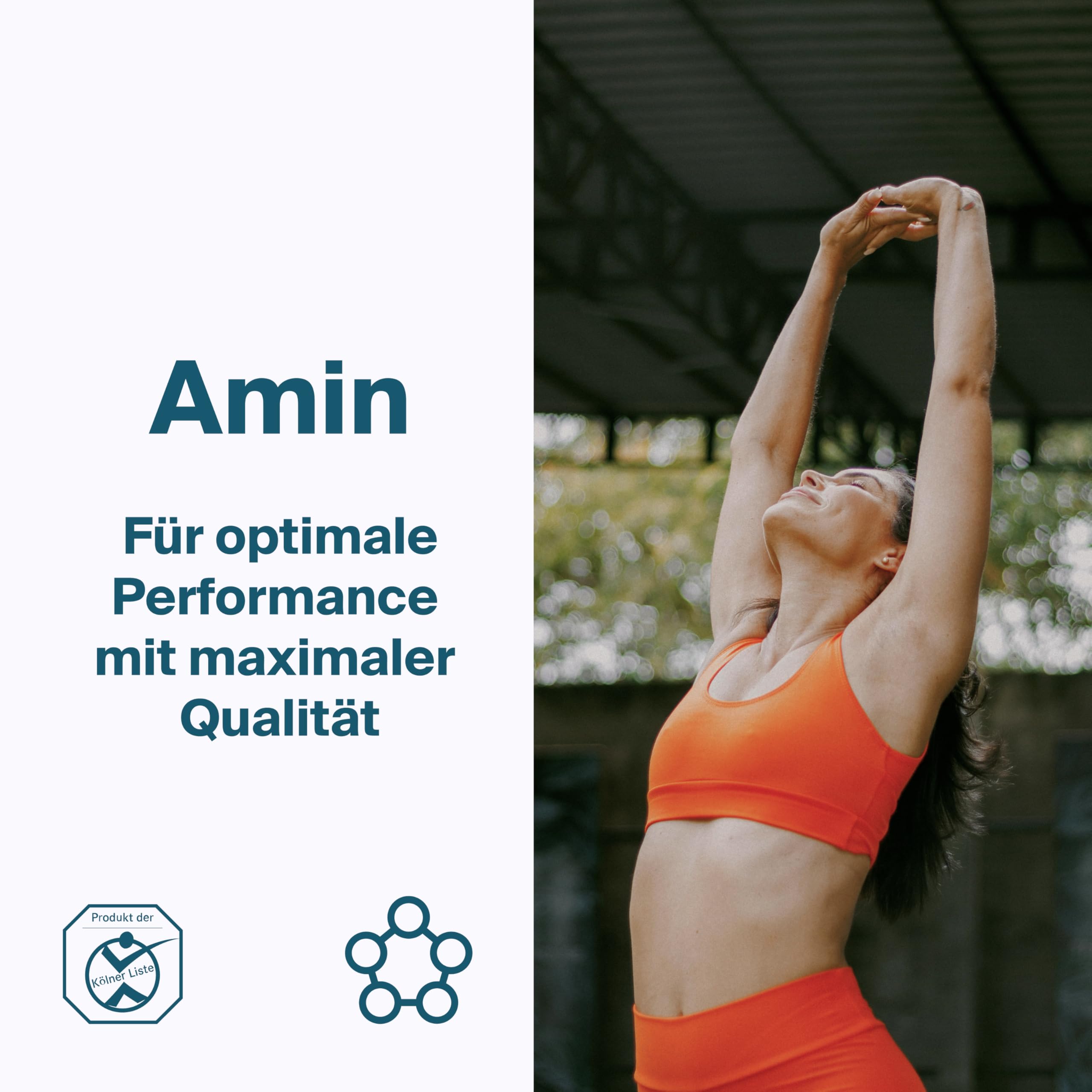 AMIN - Complexe d'acides aminés brevetés EVAA avec BCAA et EAA | 30 bâtonnets pratiques, Tropical | Idéal pour le développement musculaire et la régénération | Poudre de protéines 100 % végétaliennes