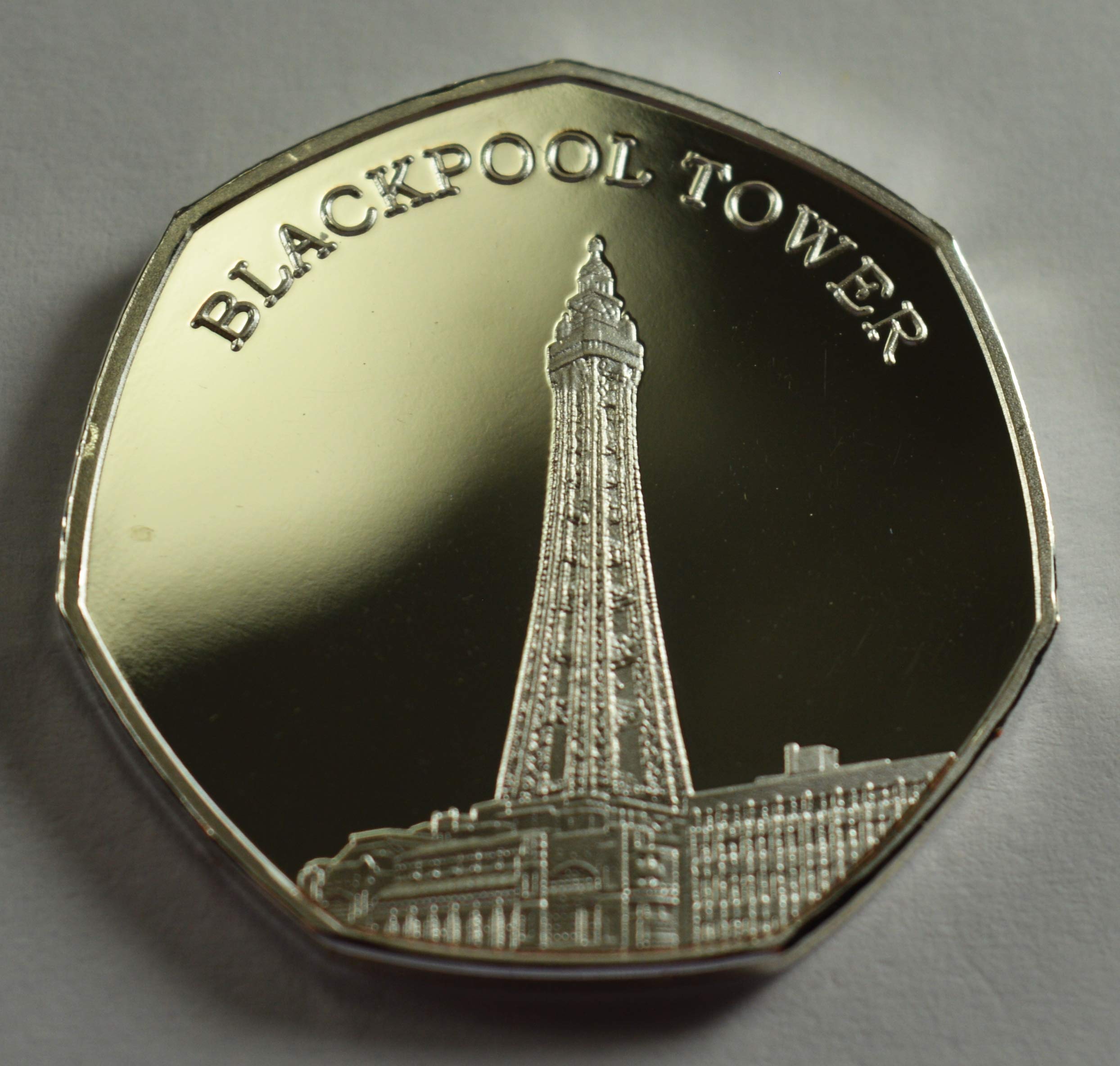 The Commemorative Coin Company Silver Blackpool Tower Commemorative Albums/Collectors. British Seaside