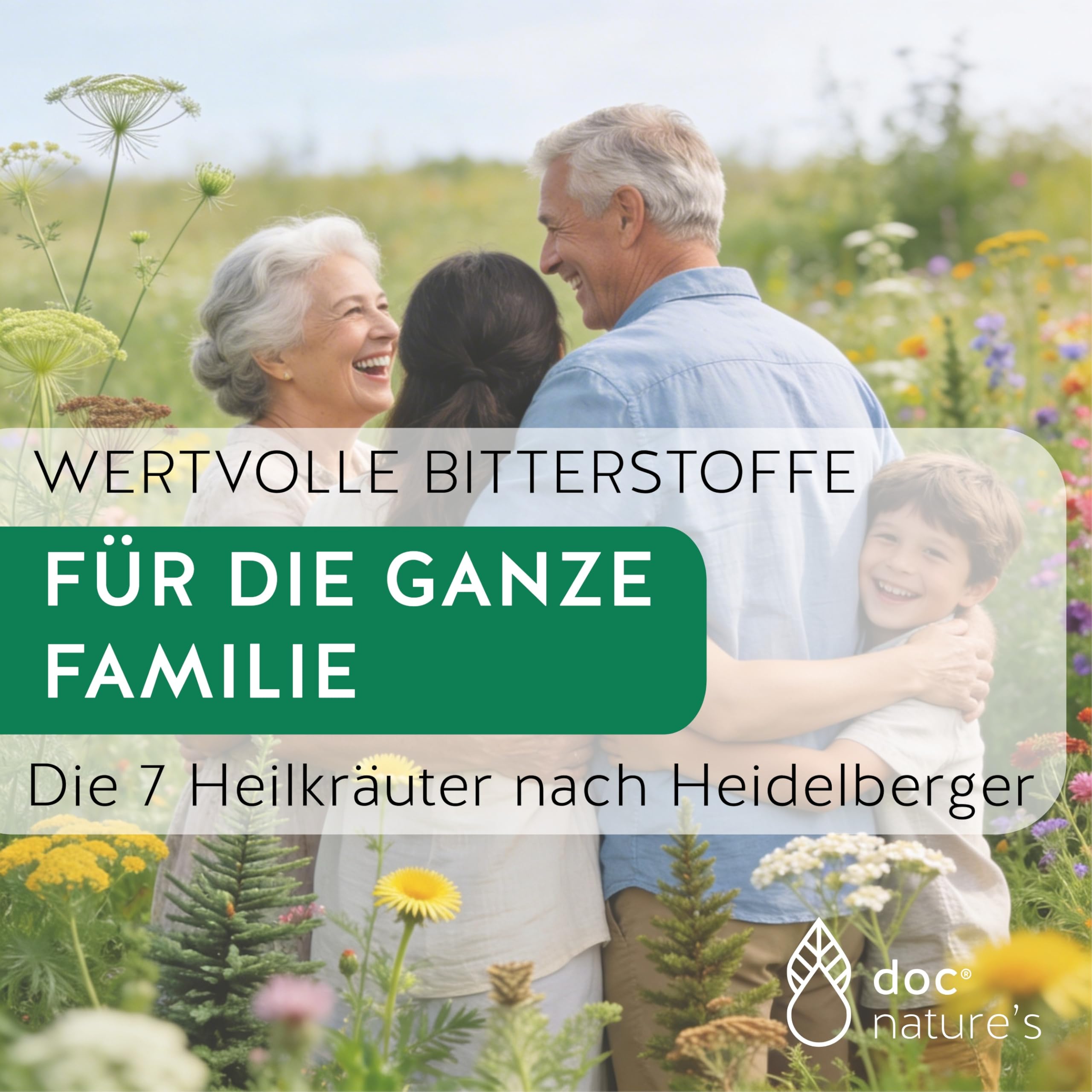 doc nature's Bio-7-Kräuterpulver 150g Nachfüllbeutel | nach Bertrand Heidelberger | Pflanzliche Bitterstoffe in Rohkostqualität | vegan | doc phytolabor | früher Gesund & Leben | nach Bertrand Heidelberger, Pflanzliche Bitterstoffe, Rohkostqualität, vegan