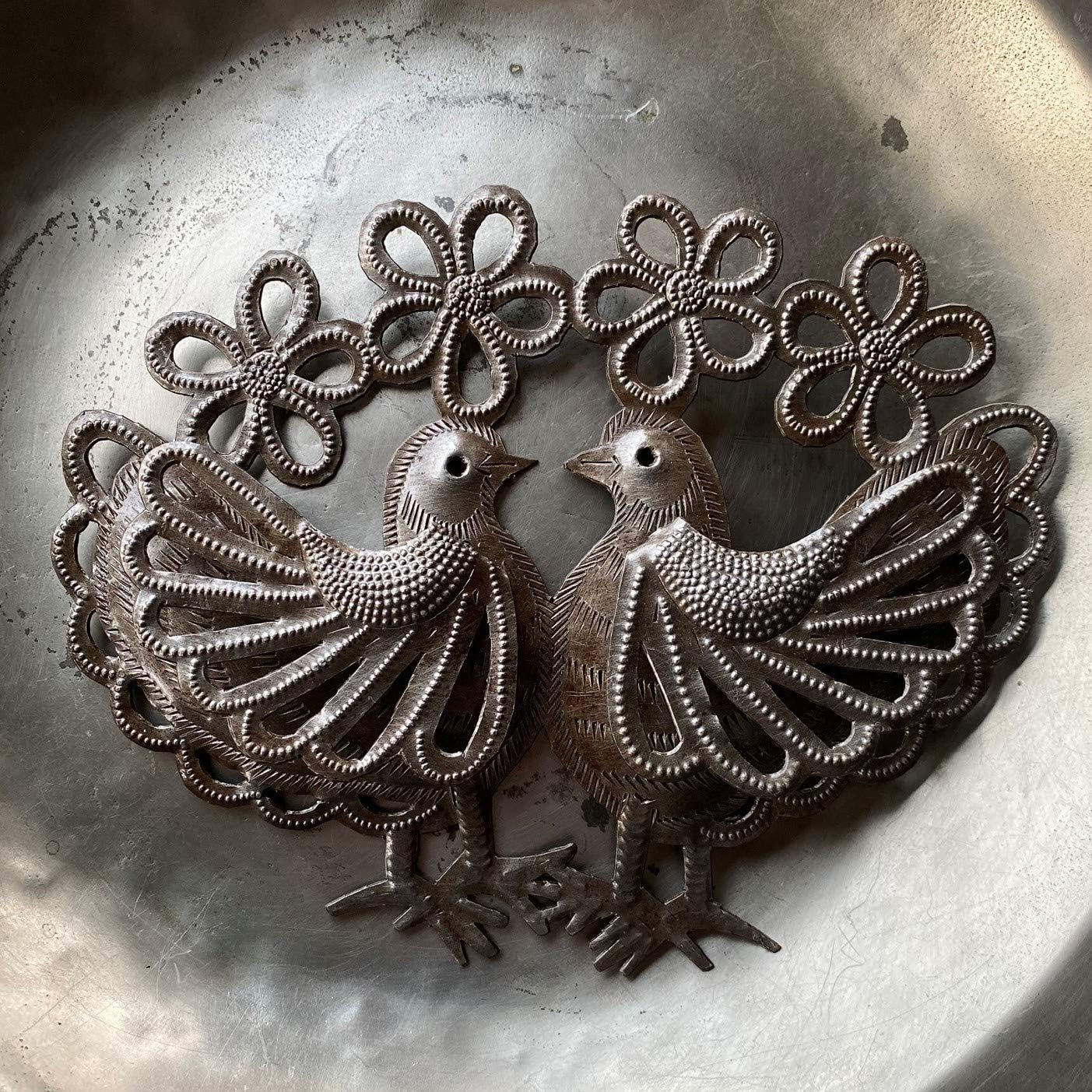 It's Cactus Small Decorative Love Birds, Friendship Gift Giving Ideas, Garden Mini Plaques, Spring Collection, 6.6 x 8 Inches