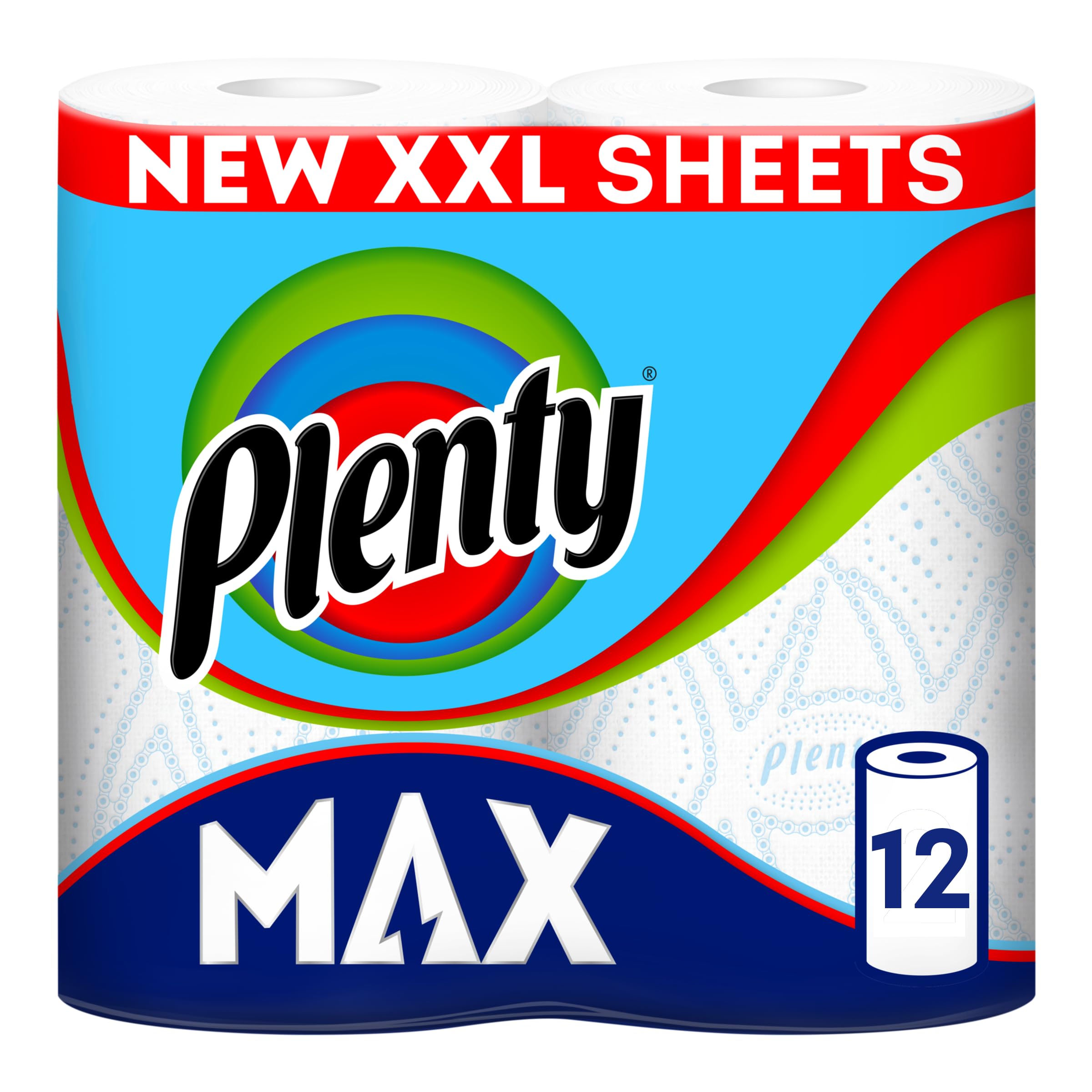 Plenty Max Kitchen Roll 12 Rolls, Kitchen Towel, Kitchen Tissue