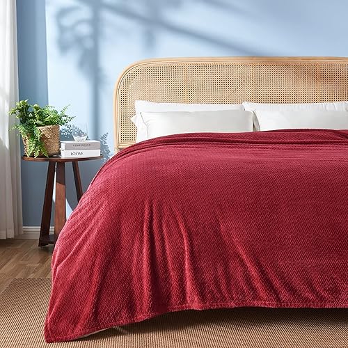 Newcosplay - Manta ligera y súper suave de franela polar sedosa de alta calidad con diseño de hojas para usarse en todas las estaciones