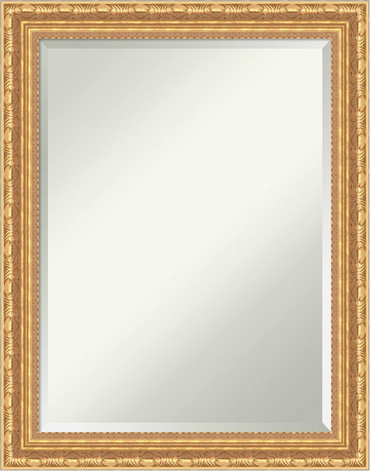 Amanti Art Bathroom Mirror for Over Sink, Vanity Mirror, Wood Frame, Hangs Horizonally and Vertically, Bathroom Wall Decor, Beveled Edge