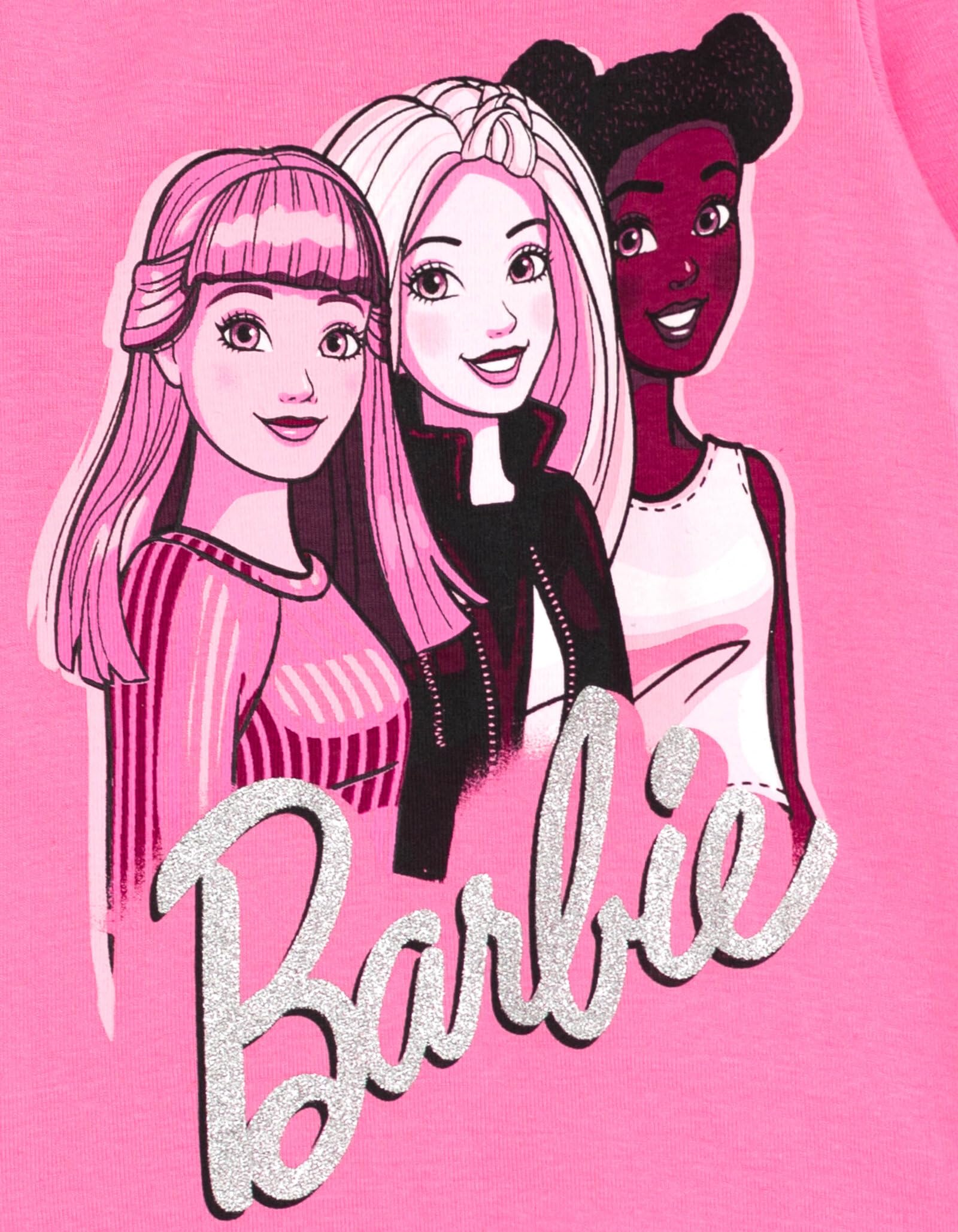 Barbie Mädchen-Outfit-Set mit T-Shirt und Hose, für Kleinkinder bis große Kinder (2T - 14-16)