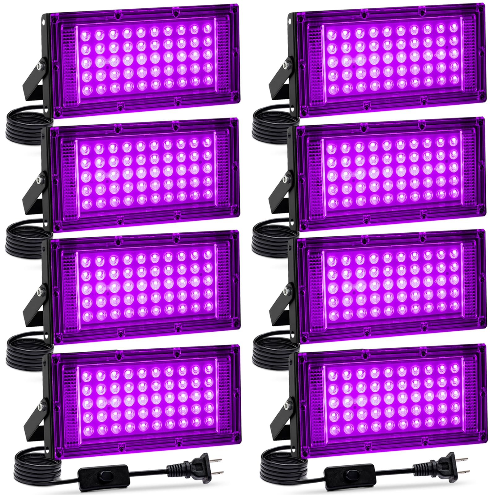 Photo 1 of Akpgf 8 Pack 50W Black Lights