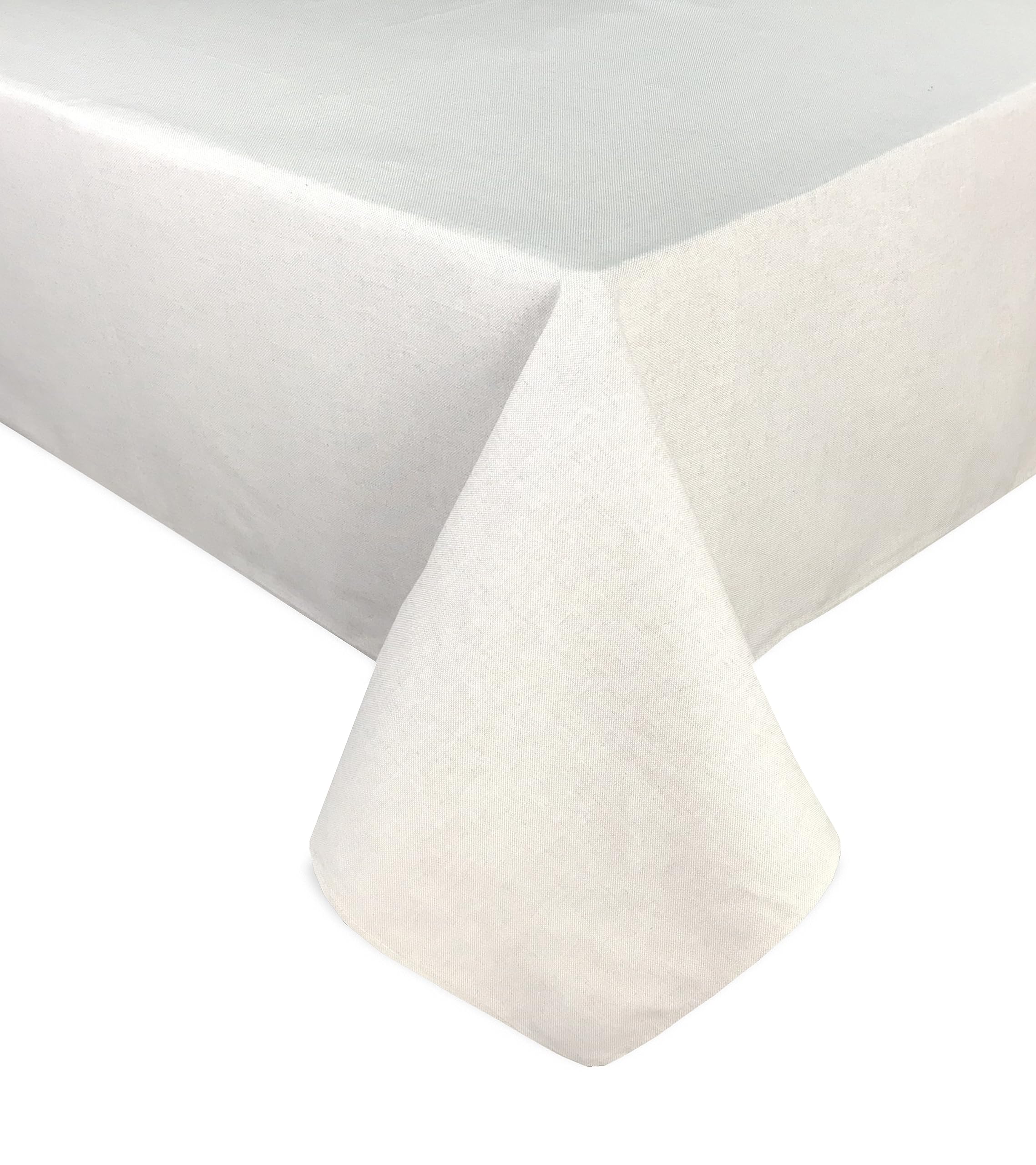 Mantel antimanchas resinado Torino impermeable (140 x 360 cm para 24 personas, color crudo)