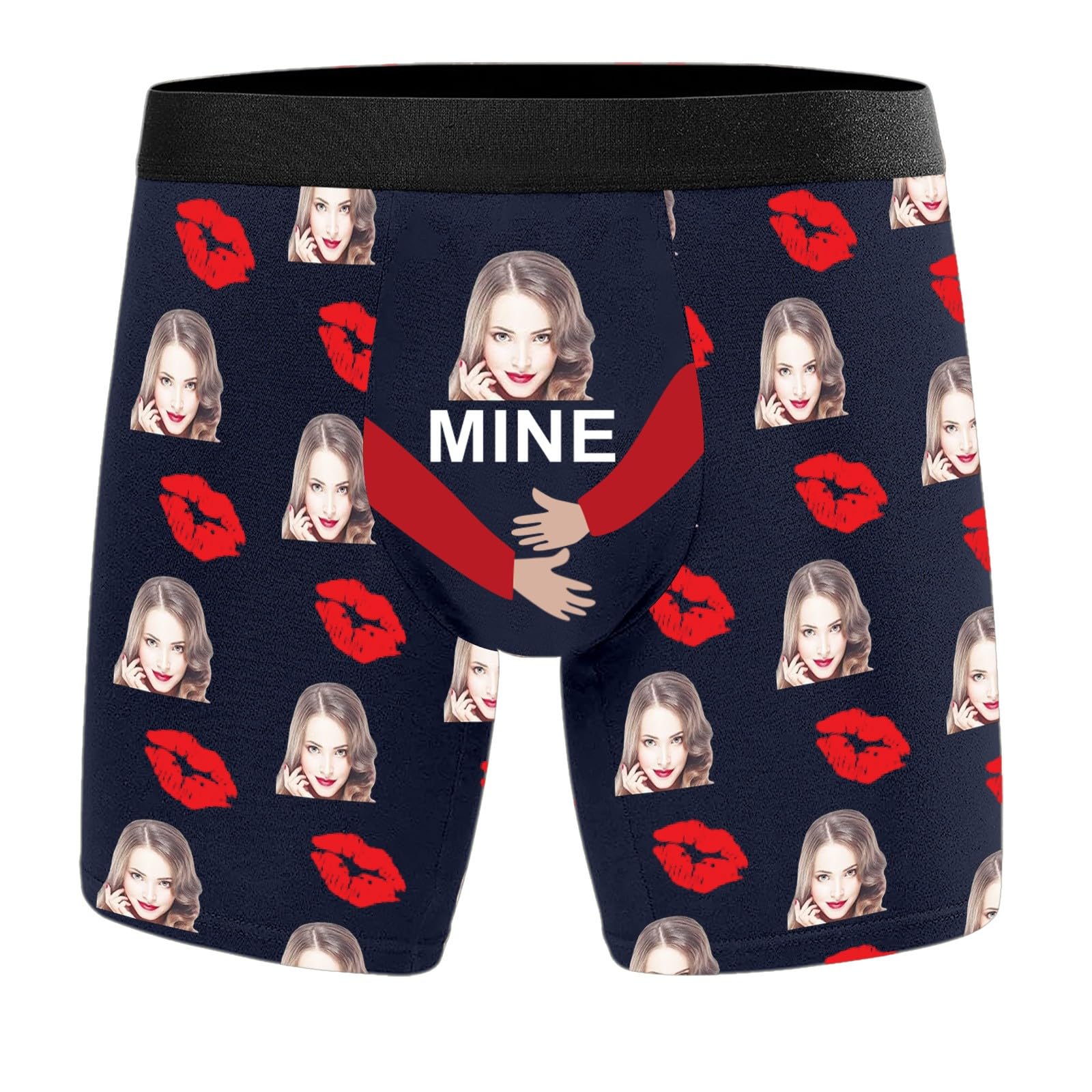 Custom Men's Underwear Customized Underwear, Valentines Wedding Boxers with Face on Them, Gifts for Men Husband Gift for Birthday, Valentine's Day, Anniversaries Weddings