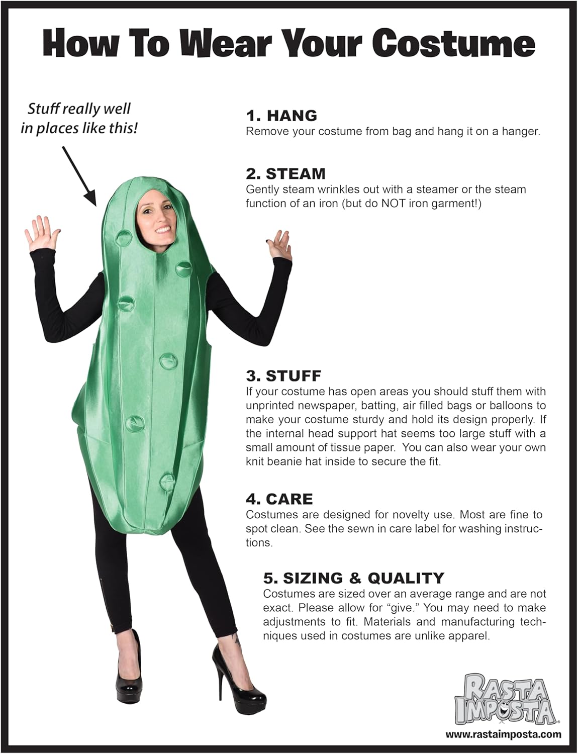 Rasta Imposta Ultimate Pickle Teen Costume Dill Spear Dress Up Cosplay Party Costumes, Teens Size 12-16 - Image 5