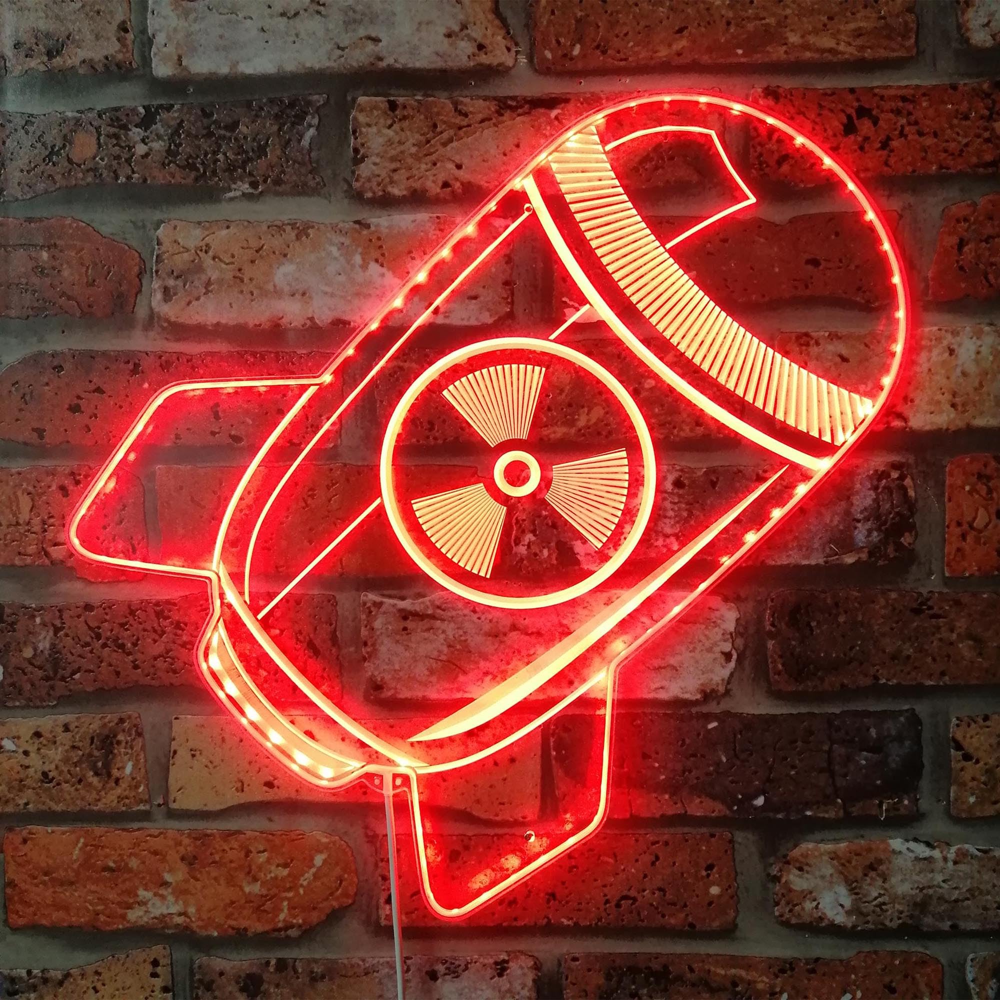 ADVPRO Boy Nuclear Bomb Game RGB Dynamic Glam LED Sign - Cut-to-Edge Shape - Smart 3D Wall Decoration - Multicolor Dynamic Signage st06s22-fnd-i0302-c