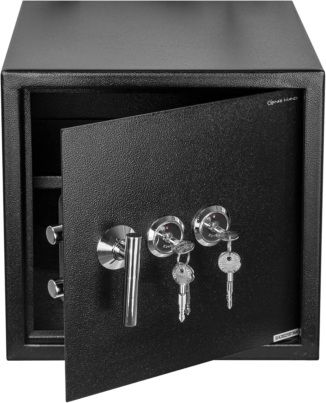 Genie Hand – Caja fuerte con doble cerradura – 2 cruzada cerradura – (Estándar)
