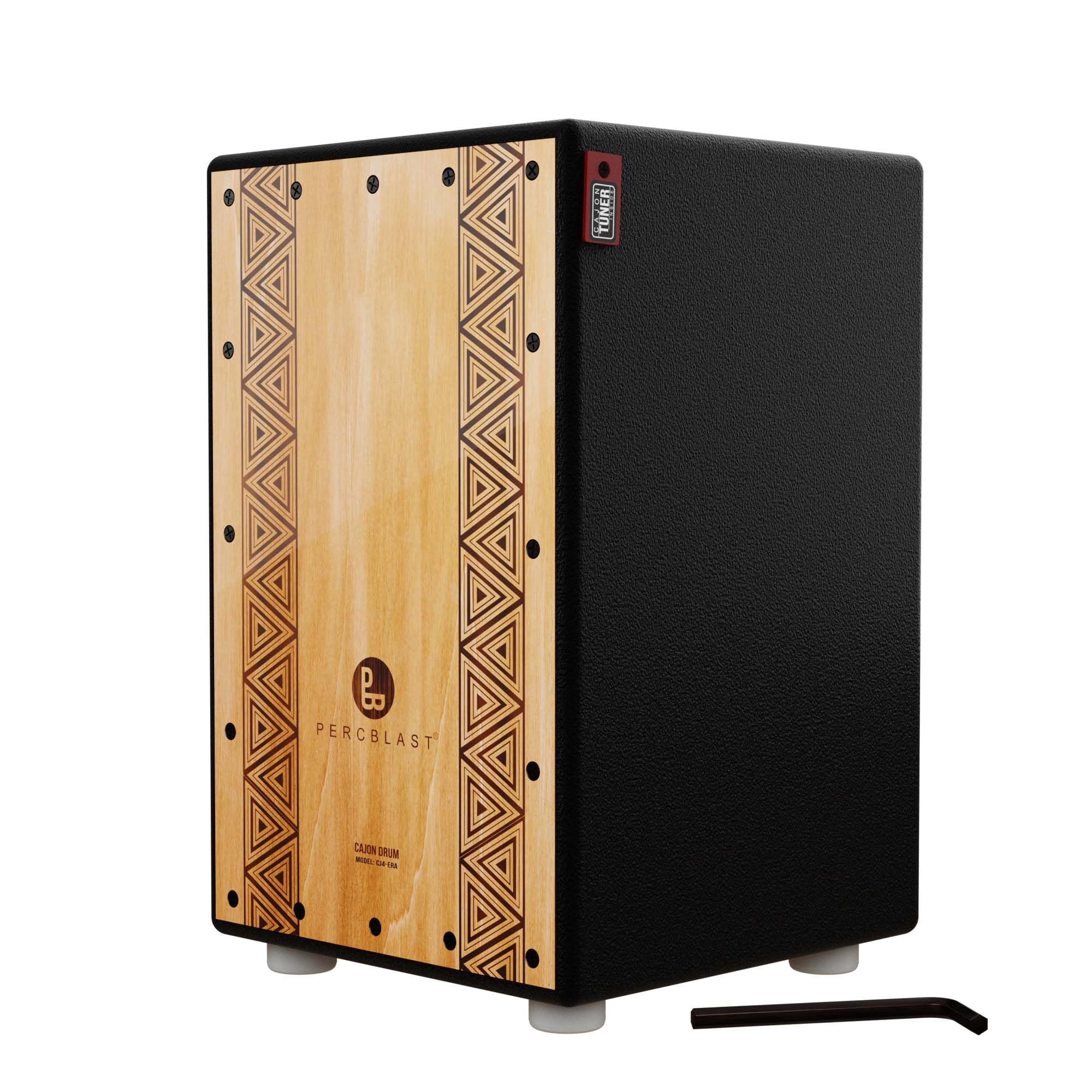 Percblast Cajon Box, Adjustable Snare Tone, Graphics Series, Model - PORT X4