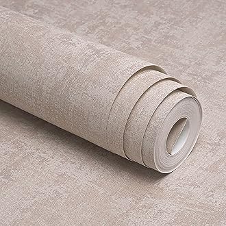 Concrete Wallpaper Pink Brown Cement with Metallic Silver Glitter Textured Feature Retro Decorative Luxury Wall Paper Roll Living Room Hallway Bedroom Wallpaper for Adults