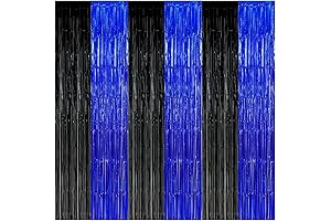 Black and Blue Graduation Decorations 2023: Celebrate Success with Classy Blue and Black Party Supplies