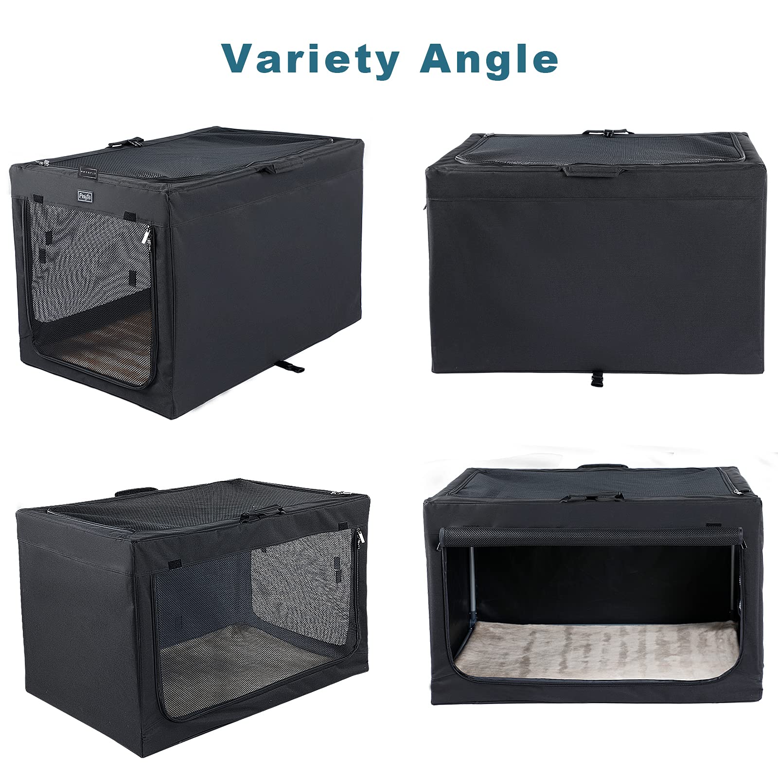 Buy Petsfit Dog Crate Large, Portable Dog Travel Crate with Sturdy