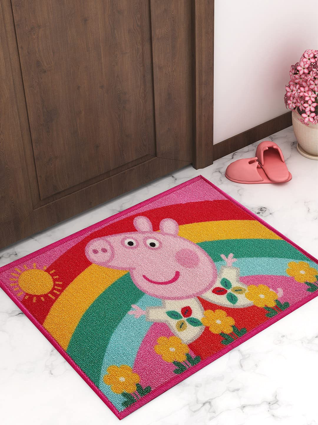 Athom Living Peppa Pig Kids Doormat 37x57 cm (Pack of 1)