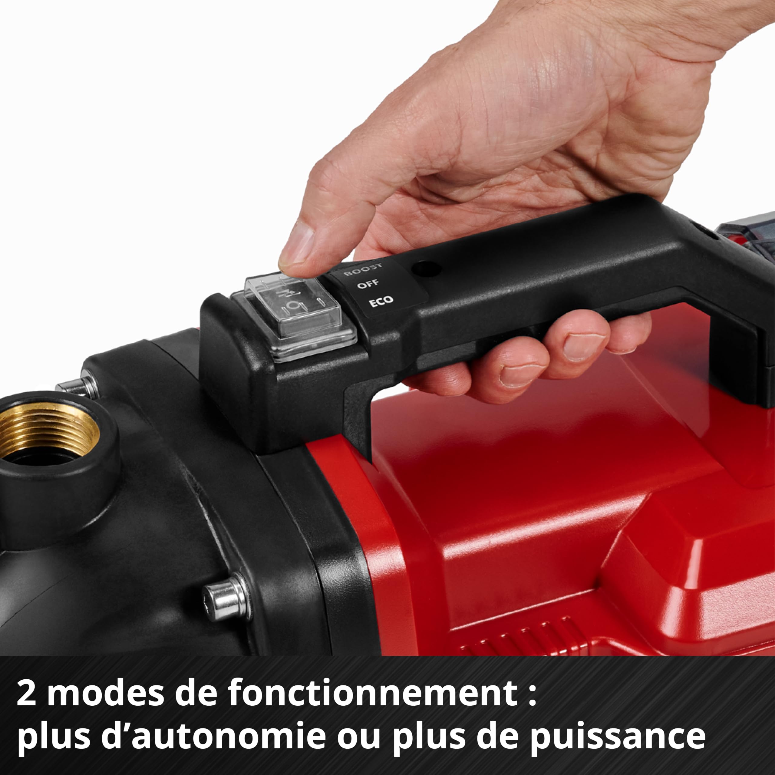 Einhell Pompe de jardin sans fil AQUINNA 36/30 Set | PXC | 36 V | 2,6 bar | débit 3000 l/h | hauteur 26 m | flexible d’aspiration 4 m | sans batterie