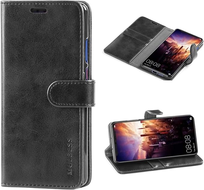 Custodia Per HUAWEI P30 - Cover Protettiva In TPU, Design CD Texture, Rosso, Antiurto - Foto 13