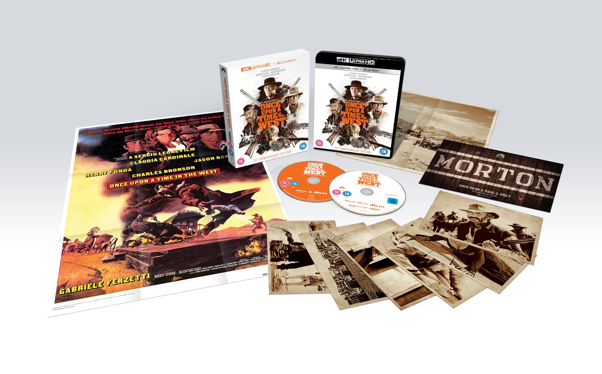 Once Upon a Time in the West 55th Anniversary 4K UHD Collector's Edition [Blu-ray] [Region A & B & C]