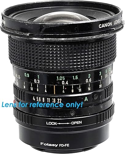 Miniatura 2 de Fotasy Cannon FD adaptador de montura de lente a E, montaje FD E, lente FD a E, compatible con Sony sin espejo a7 a7R a7s II III IV a9 a7c Alpha 1