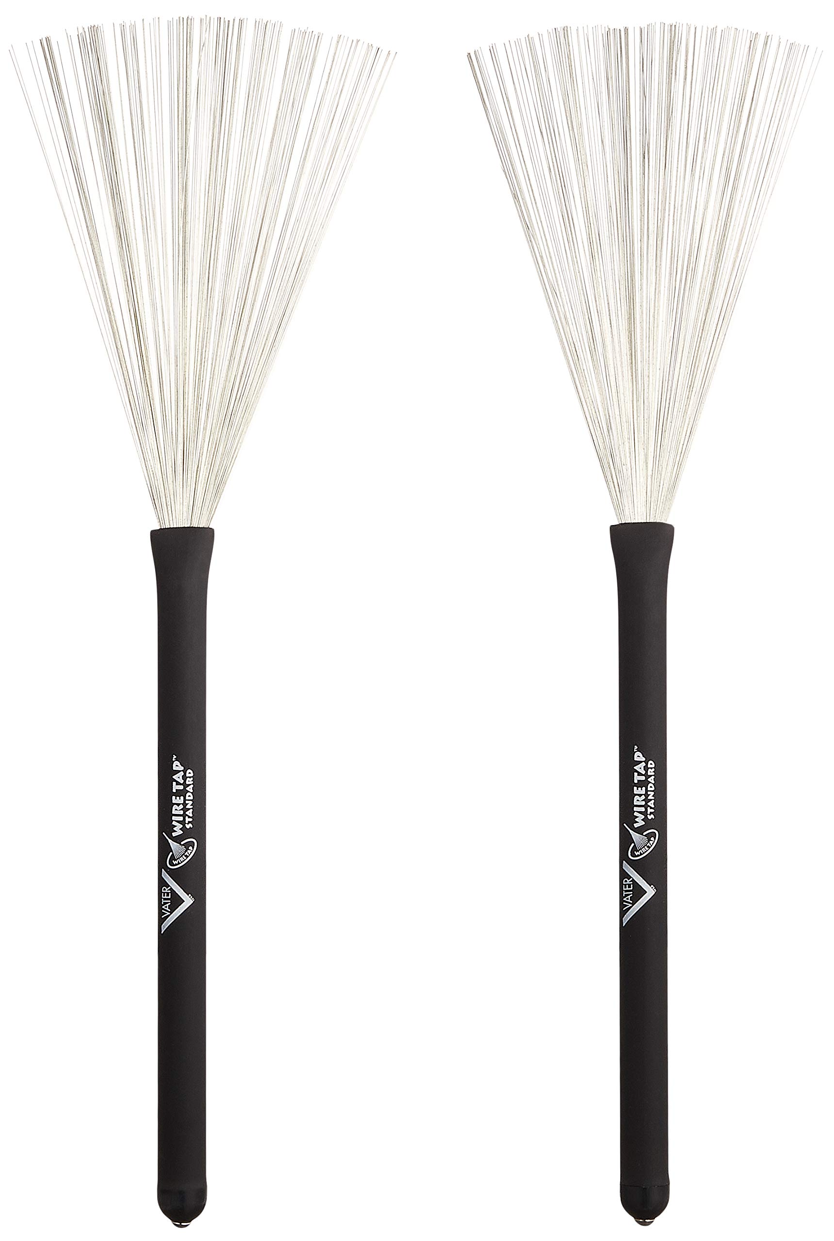 Vater Drumsticks VWTS - Wire Tap Brushes - Brush Standard - Rubber Handle