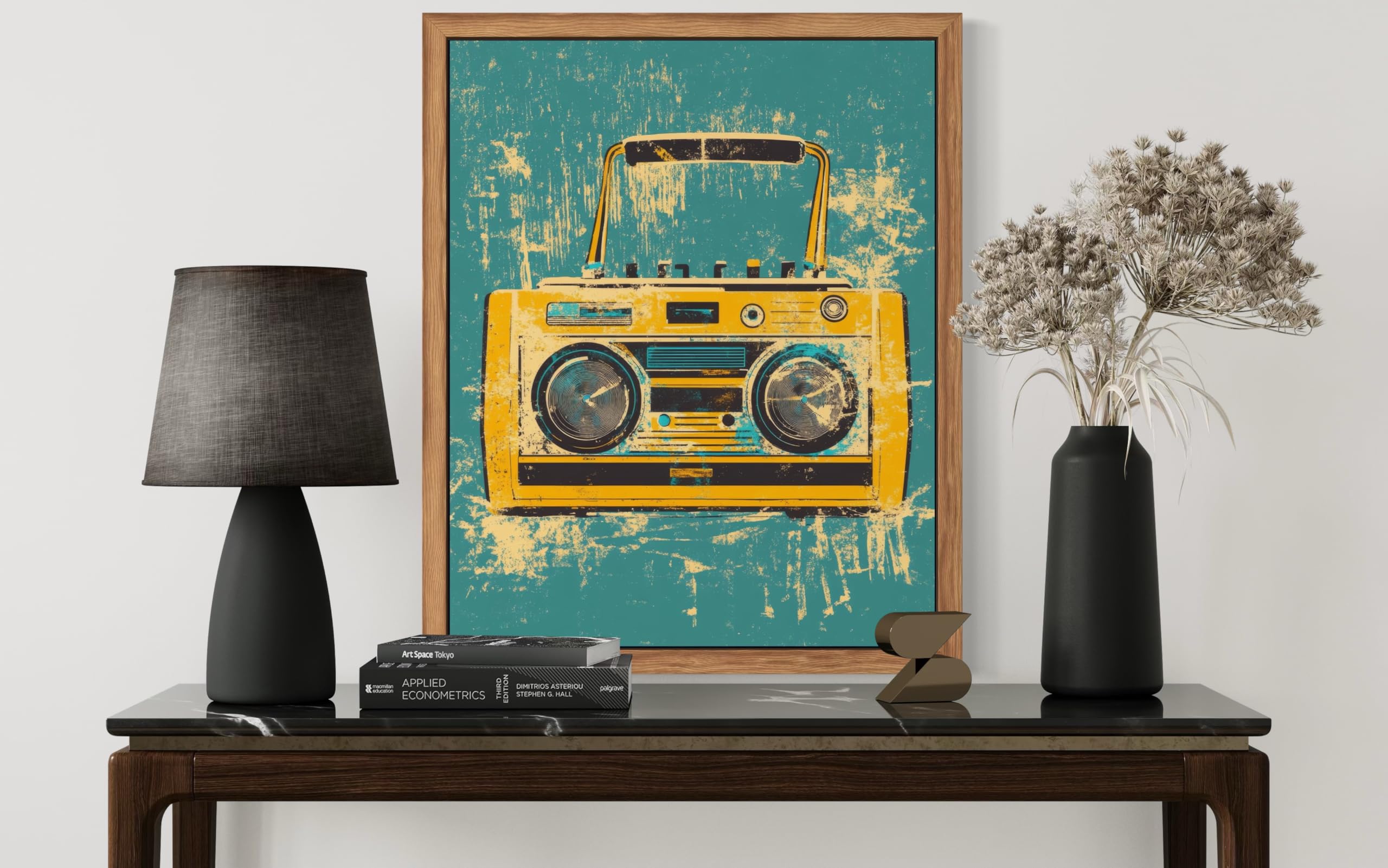 Amazon.com: Boombox Pop Art Print Poster, Vintage Retro Wall Art