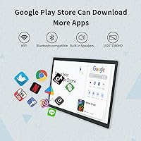 Vista 3 de Tableta con monitor de pantalla táctil Android 12 de 23.8 pulgadas, 16:9 FHD 1080P, WiFi y BT, altavoces integrados, RK3588 4GB RAM y 64GB ROM