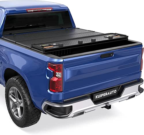 5.8FT Quad Hard Truck Bed Tonneau Cover Compatible for 2019-2025