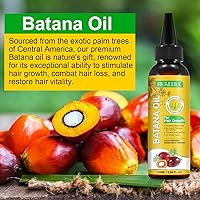 Vista 3 de Aceite de batana de 4.1 fl oz para el crecimiento del cabello, aceite de batana crudo Dr. Sebi de Honduras promueve el grosor del cabello, aceite