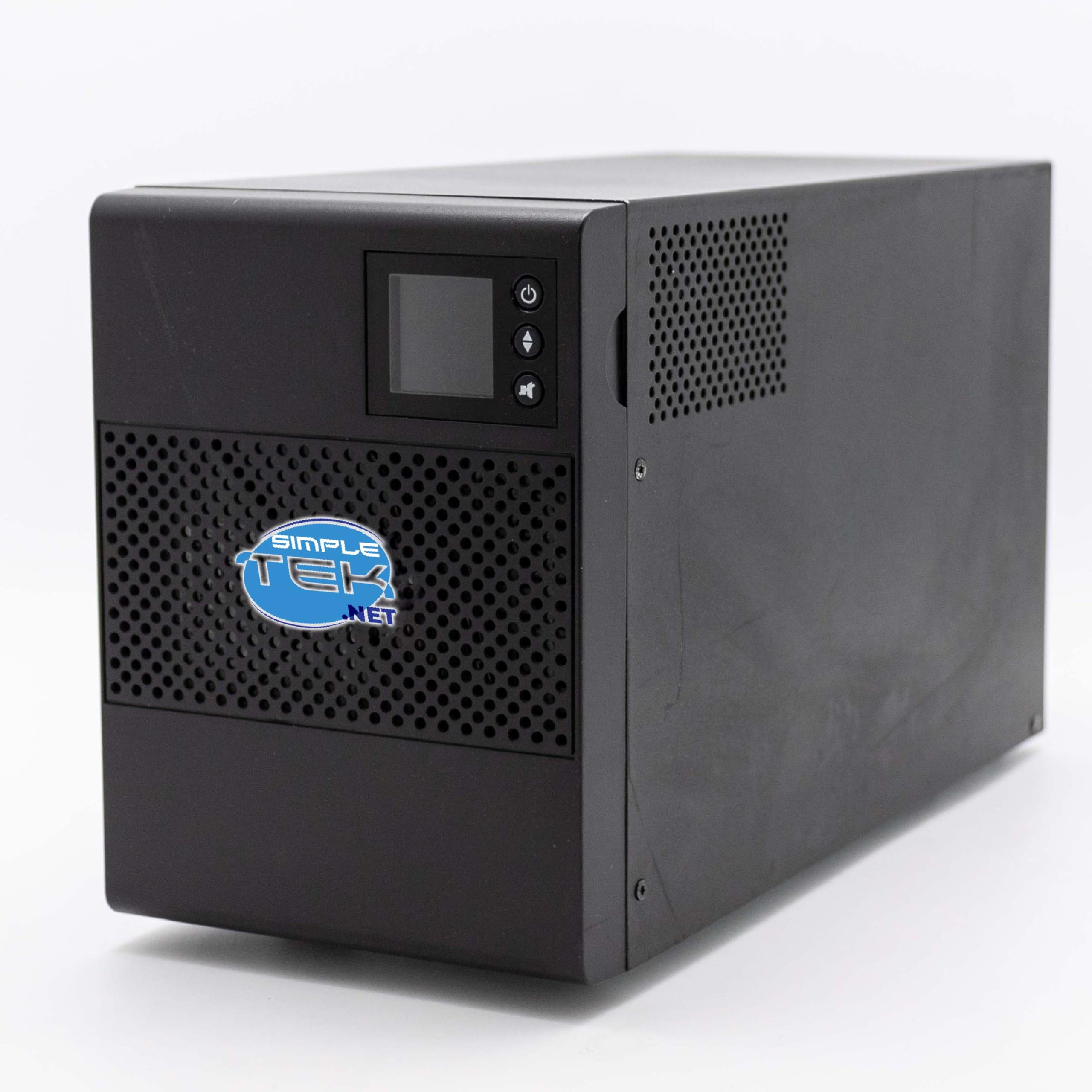 SIMPLETEK - Gruppo di continuità UPS Tower 1000VA 8 prese IEC C13 avr con presa usb o RS232/LAN Onda Sinusoidale (Ricondizionato)