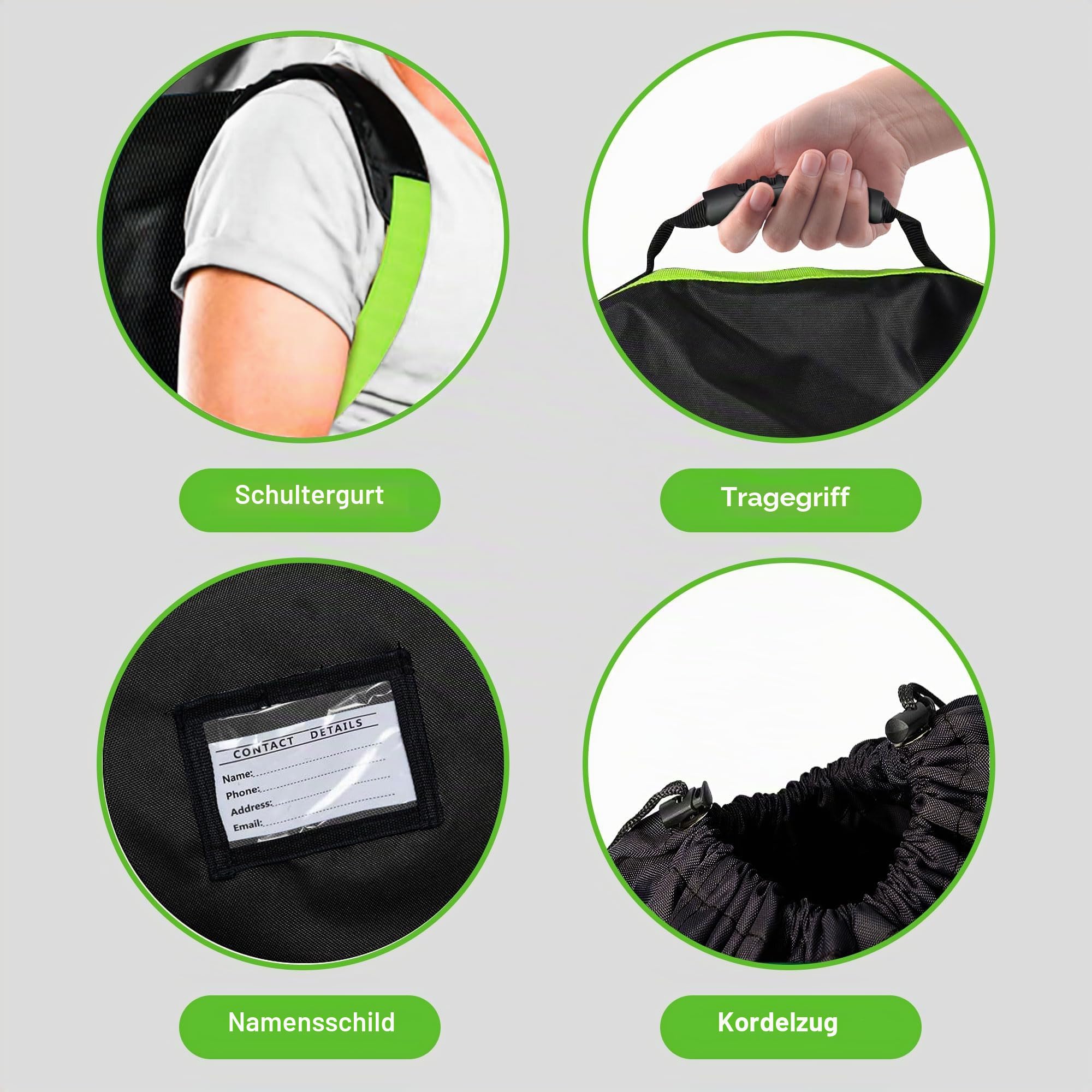 BOOMCLAP Gate Check Bag – Premium-Kinderwagen-Reisetasche für Flugzeug – langlebige Kinderwagen-Aufbewahrung und Schutz