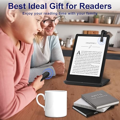Miniatura 6 de RF Remote Control Page Turner para Kindle Paperwhite Oasis Kobo eReaders, Kindle Remote Page Turner para iPhone Android Tablets lectura novelas