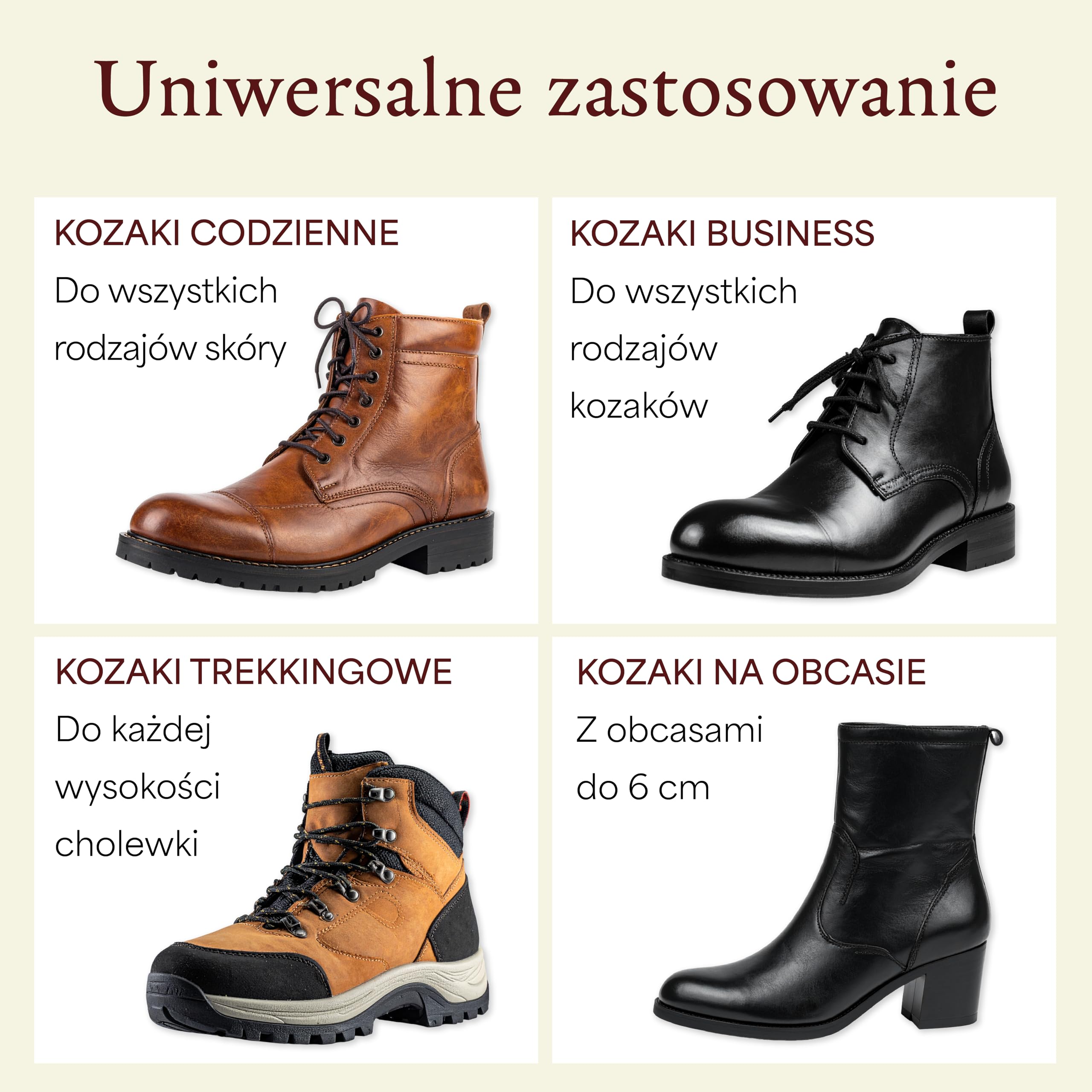 Langer & Messmer Rozciągacz do butów i podbicia butów dla mężczyzn zapobiegający uciskaniu butów – wykonany z litego drewna bukowego w sprayu do rozciągania skóry 50 ml