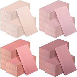 Glenmal 100 Pcs Paper Disposable Napkins 2 Ply Dinner Guest Cocktail Napkins Hand Towels for Wedding Spring Birthday Party Bridal Anniversary Reception, 13 x 16 Inches (Multiple Pink)