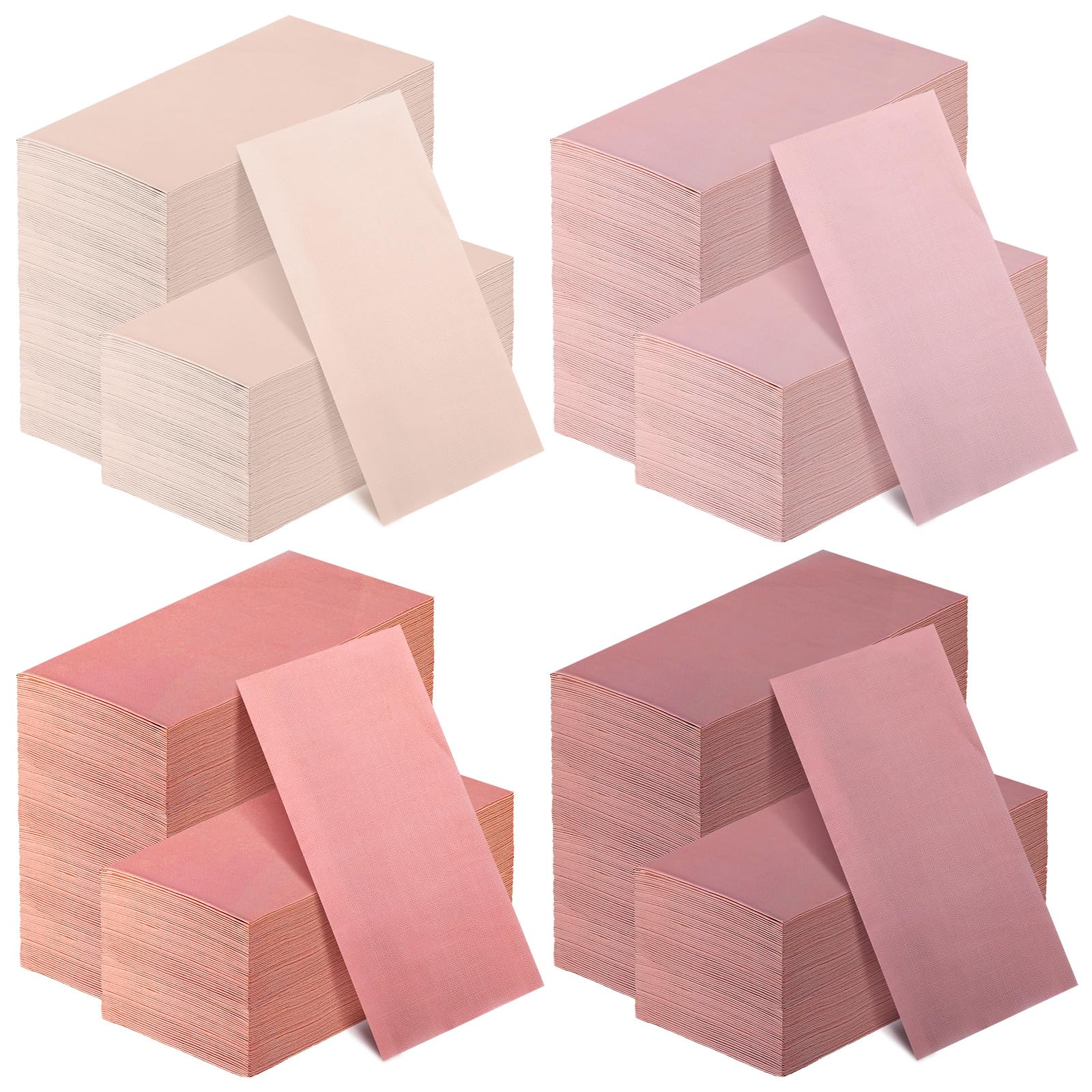 Glenmal 100 Pcs Paper Disposable Napkins 2 Ply Dinner Guest Cocktail Napkins Hand Towels for Wedding Spring Birthday Party Bridal Anniversary