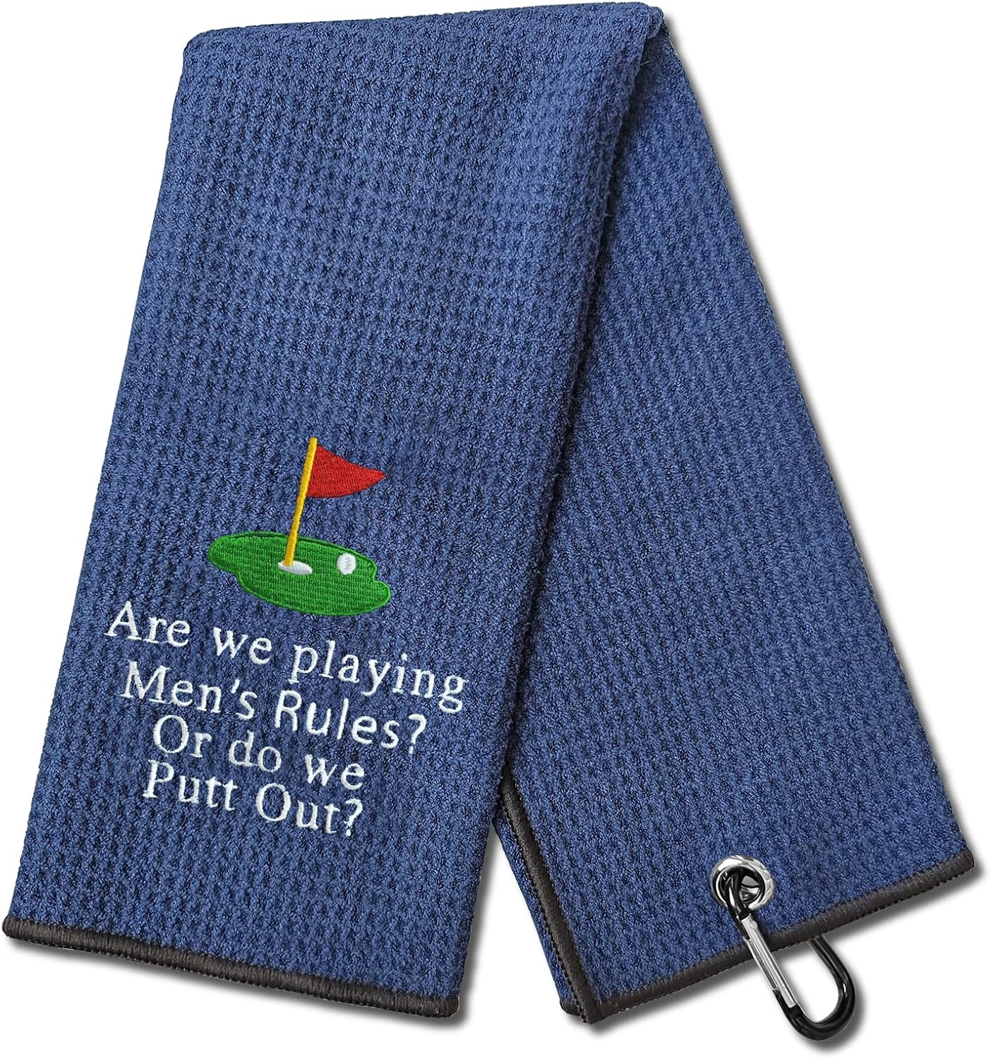 DYJYBMY are We Playing Men‘s Rules? Funny Golf Towel